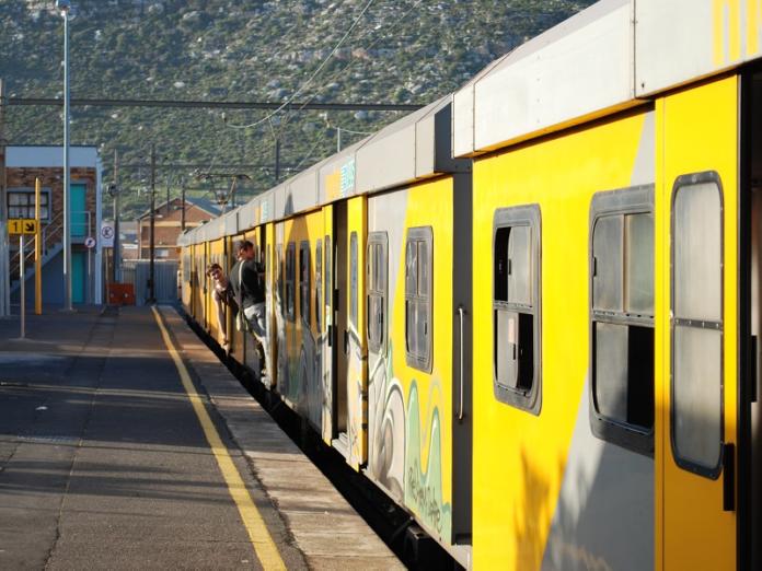 Train ride from Cape Town to Simons Town